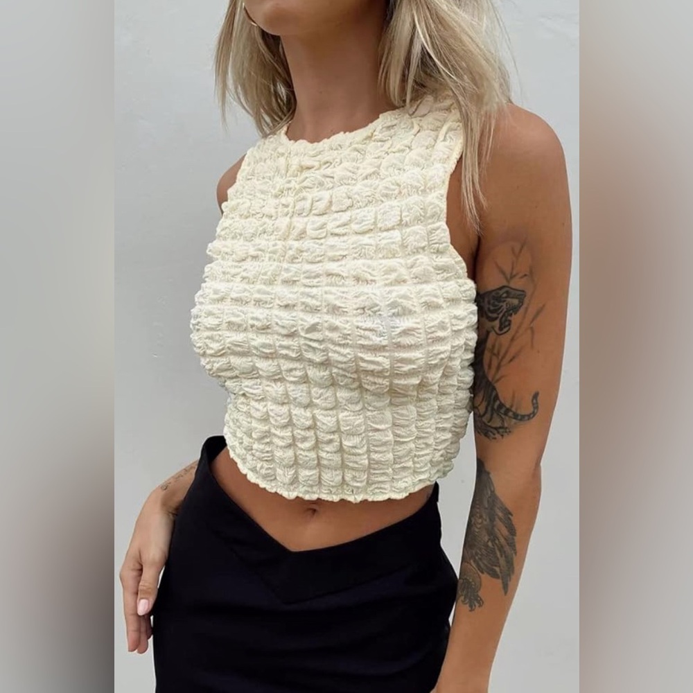 Popcorn Crop Top